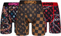 PSD Underwear Mens Boxer Briefs - Luxury Print for Comfort