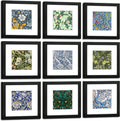 8x8 Picture Frame Set of 9 for 5x5 or 8x8 Photos - Wall or Tabletop