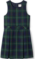 Girls Plaid Jumper Uniform - Soft Polyester Rayon's School Dress