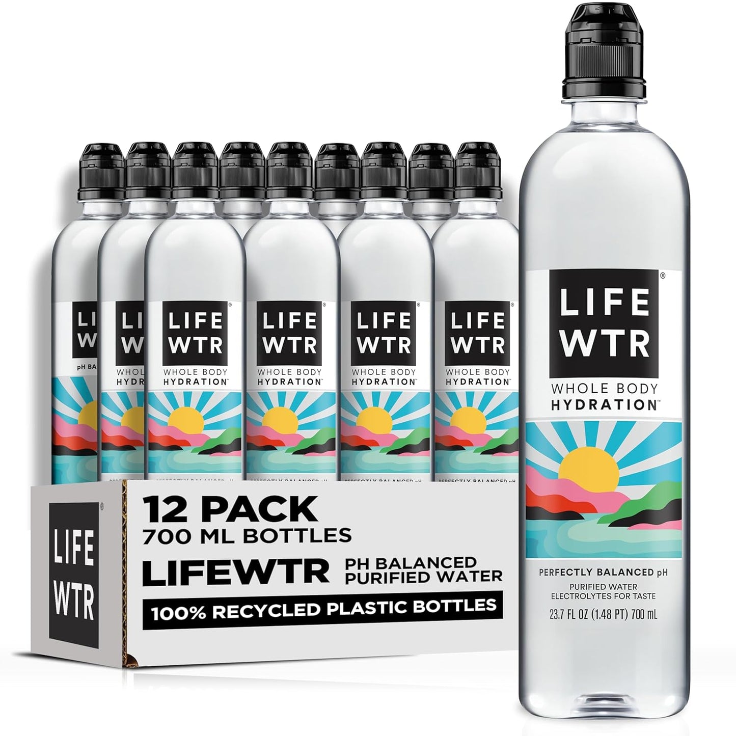 LIFEWTR pH Balanced Electrolyte Water, 100% Recycled Bottles