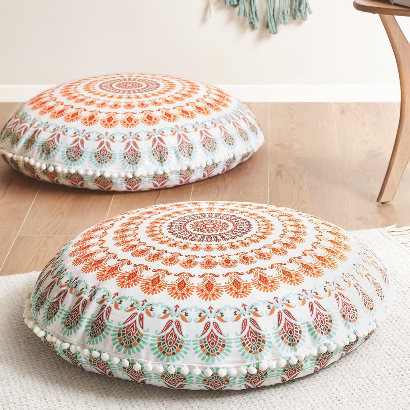 Codi Floor Pillows for Adults - Large Boho Meditation Cushions