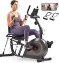 Smart Recumbent Bike for Seniors and Home Use - Quiet Comfort