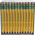 Ticonderoga Golf Pencils #2 HB Soft, Pre-Sharpened Pack - Compact