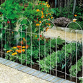 Decorative White Garden Border Fence 32in x 20ft - Rustproof Landscape