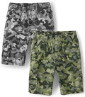 Boys' Pull on Cargo Shorts - Easy Wear Everyday Shorts