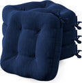 Codi Thick Kitchen Chair Cushions 4 Pack - Plush 3.5in Seat Pads