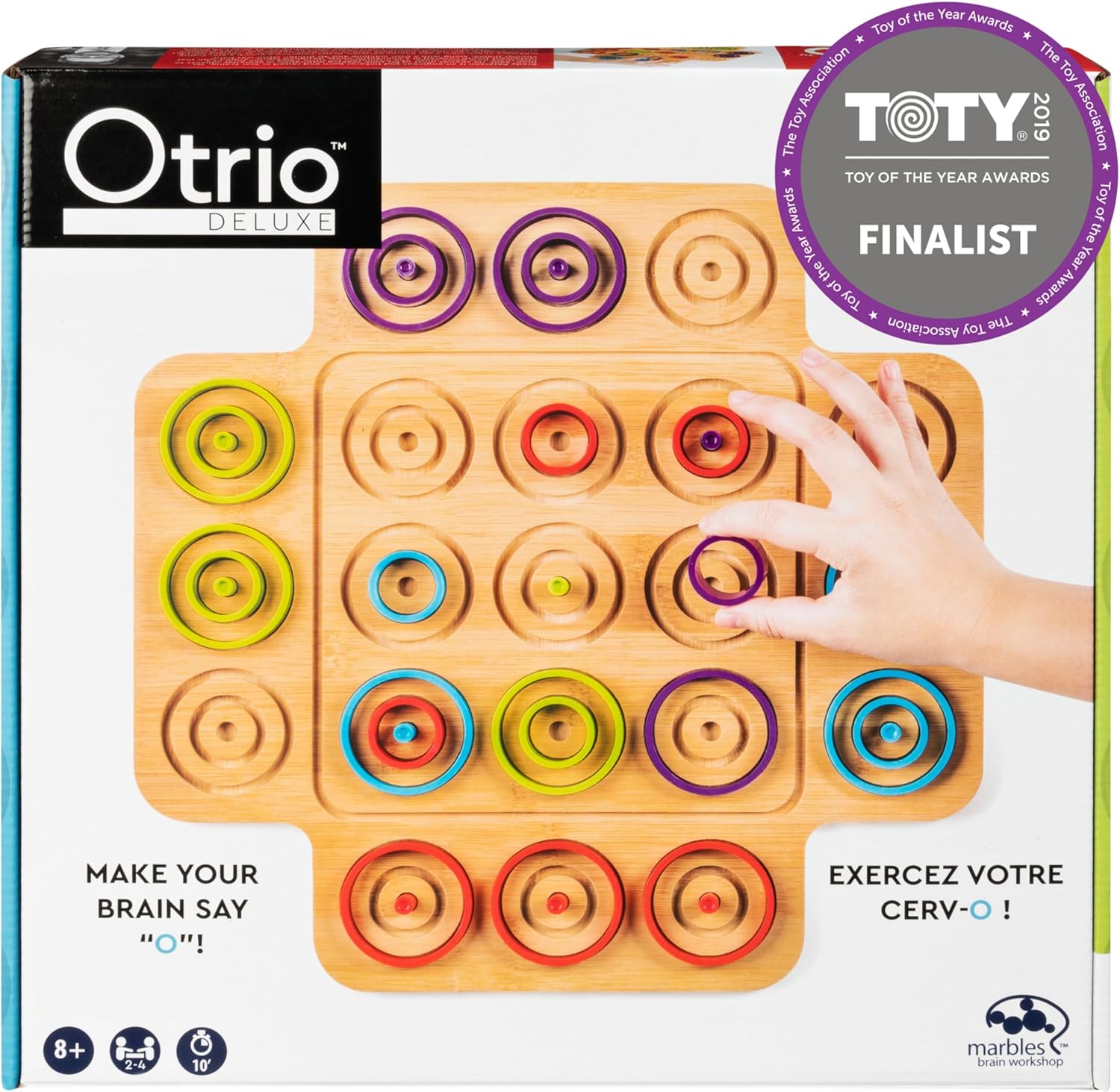 Otrio Wood Strategy Game - Engaging Interactive Puzzle Fun