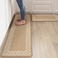 LEEvan Kitchen Mats Set of 2 - Cushioned Anti Fatigue Kitchen Rugs