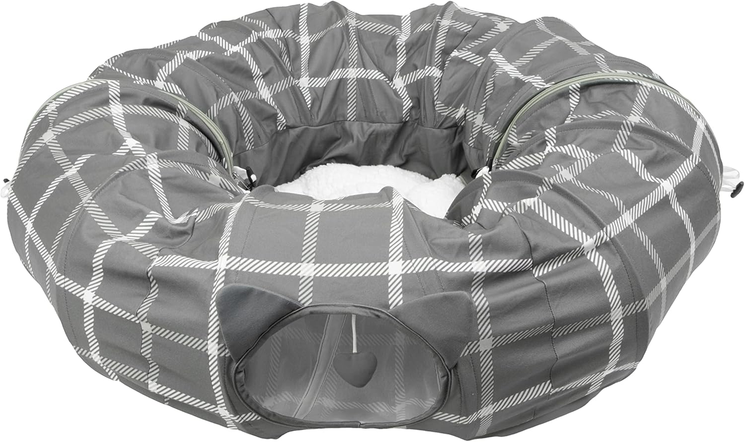 Kitty City Large Cat Tunnel Bed for Napping and Playing Fun