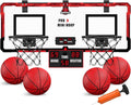 2 Player Basketball Game Dual Shot Over The Door Mini Hoop