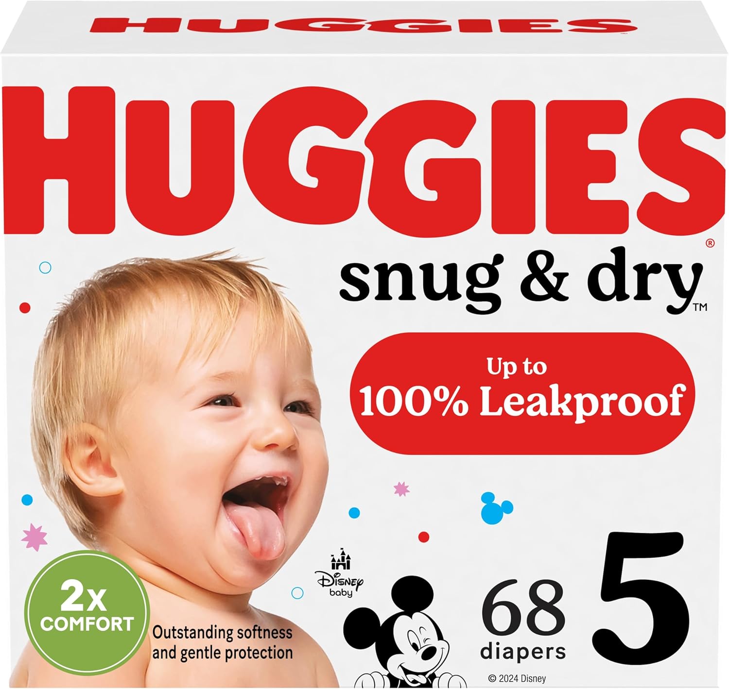 Huggies Size 5 Diapers - 12-Hour Leakage Protection!