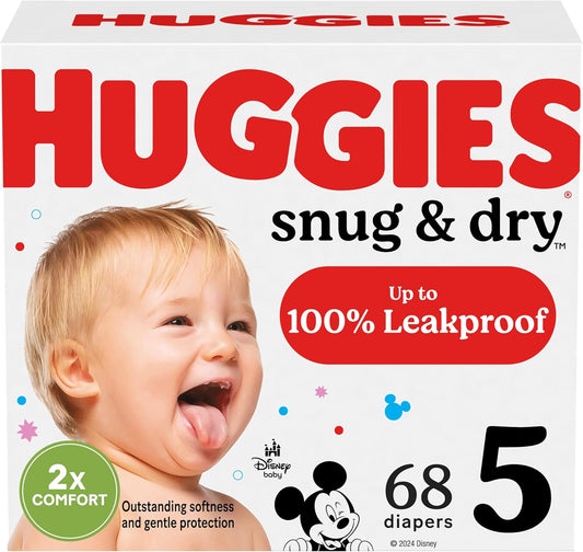 Huggies Size 5 Diapers - 12-Hour Leakage Protection!