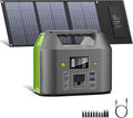 EnginStar Portable Power Station: 155Wh Power Bank + Solar Panel