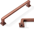 Khtumeware 6-1/4 in Hole Center Antique Copper Cabinet Pulls - Solid
