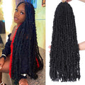 Butterfly Locs Crochet Hair 30in Distressed Goddess Locs - Easy