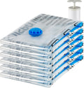 Vacuum Compression Space Saving Storage Bags Jumbo Pack of 6 - Save