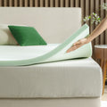 ZINUS 2 Inch Green Tea Memory Foam Mattress Topper - Refreshing