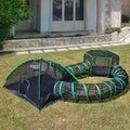 4-in-1 Outdoor Cat Enclosure - Portable Modular Playpen