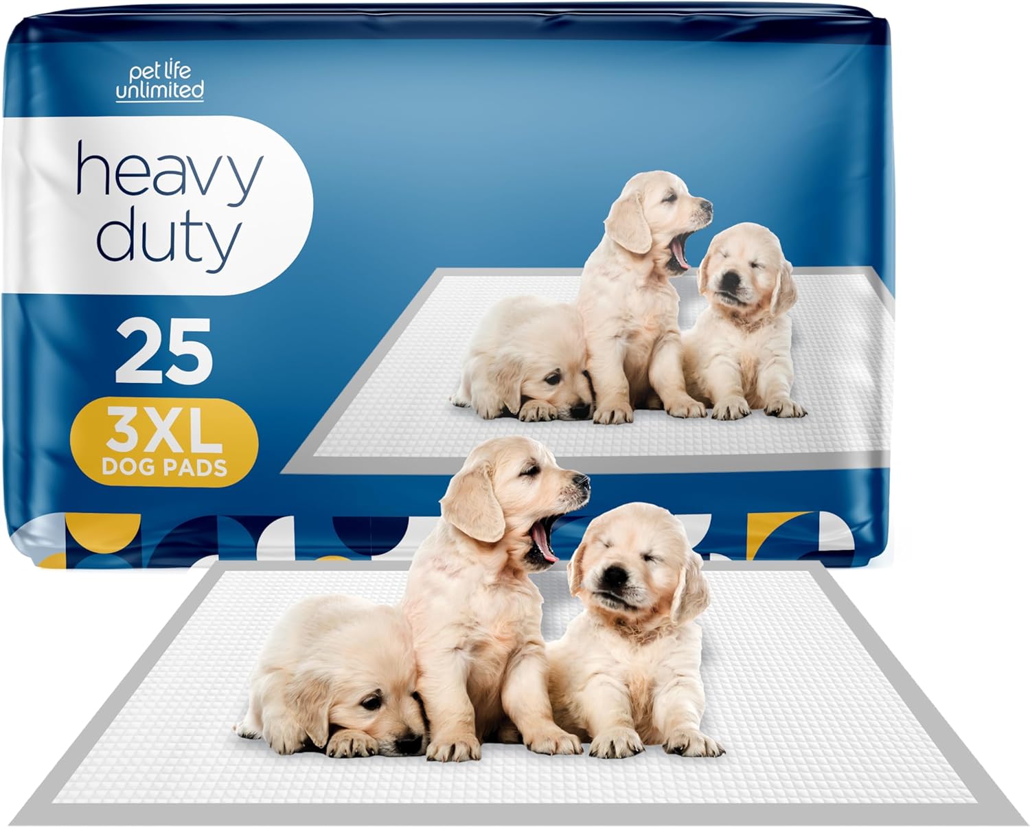 Pet Life Unlimited Heavy Duty 3XL Puppy Pads for Dogs