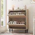 GarveeHome Shoe Cabinet with 2 Flip Drawers for Entryway