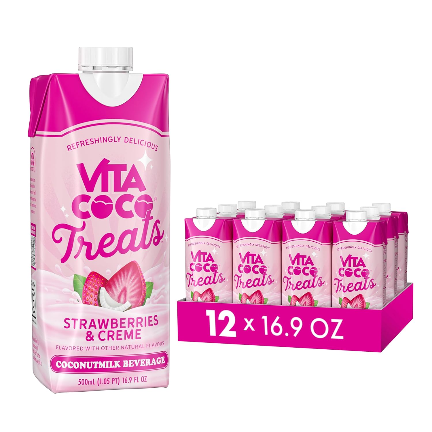 Vita Coco Treats Strawberries & Creme Coconut Milk Drink Review
