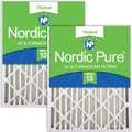 Nordic Pure 20x24x4 Pleated MERV 13 Air Filters 2 Pack - High