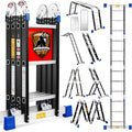 Step Ladder Bryner 12Ft Multi-Purpose Aluminium Folding Extension