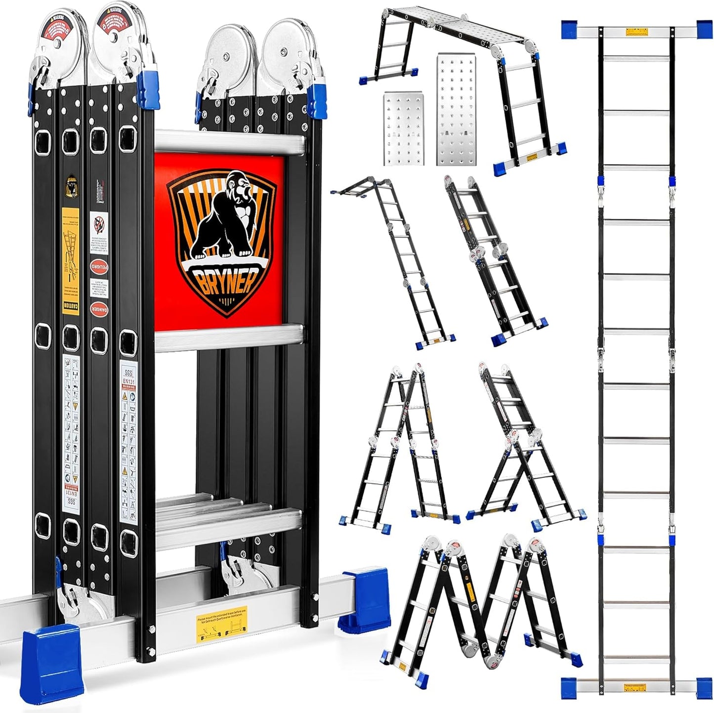 12Ft Multi-Purpose Aluminium Folding Extension Ladder Review