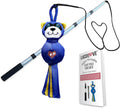 Flirt Pole for Dogs Heavy Duty 39in - Tough Raccoon Chase Toy