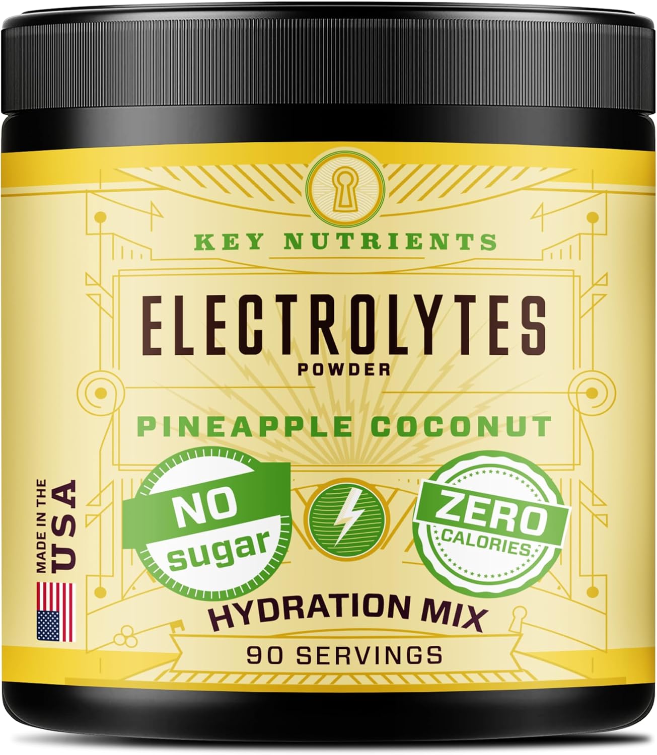 KEY NUTRIENTS Tropical Pineapple Coconut Electrolyte Powder