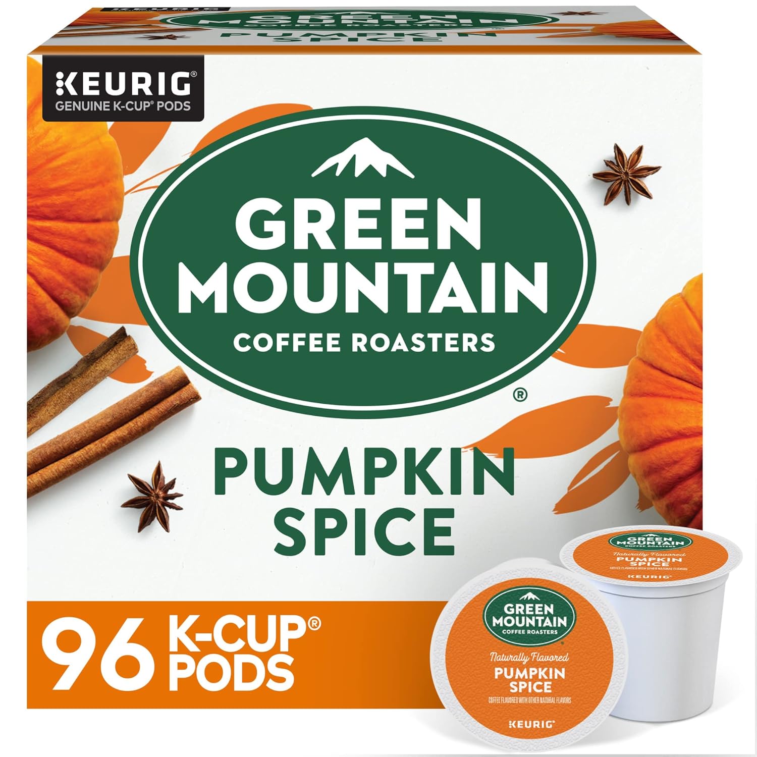 Green Mountain Coffee Roasters Pumpkin Spice Coffee K-Cups 96 Count