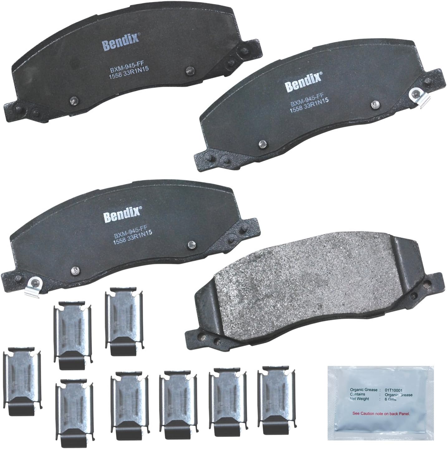 Bendix Priority1 CFM1558 Semi-Metallic Brake Pads for Saab 9-5
