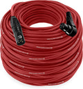 Balanced XLR Cable Male to Right Angle Female - 200 Feet Red