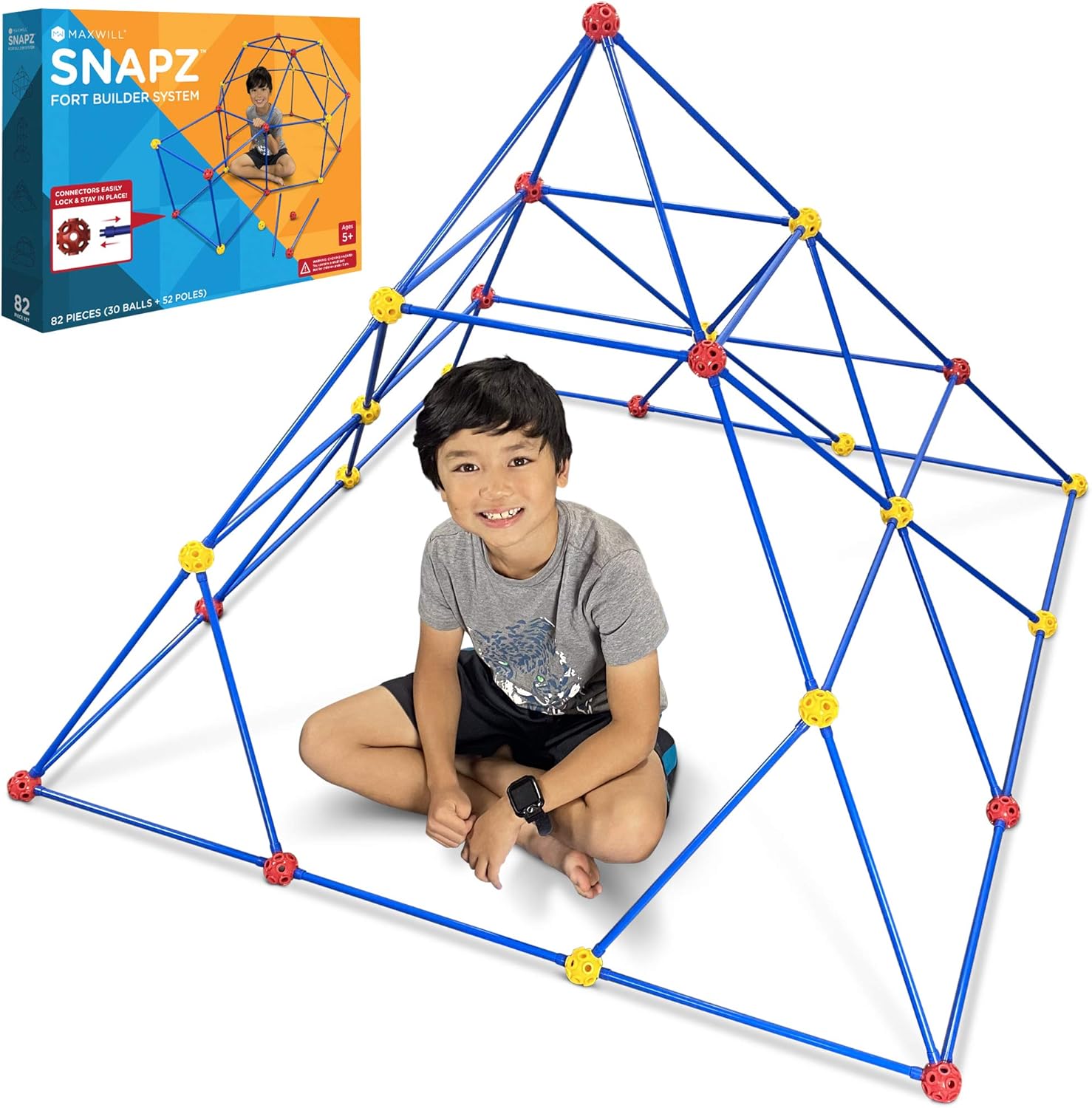 Maxwill Snapz Fort Builder Kit - Sturdy Indoor Fun