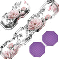 Ergonomic Gel Wrist Rest Set for Comfort ~ Pink Flower