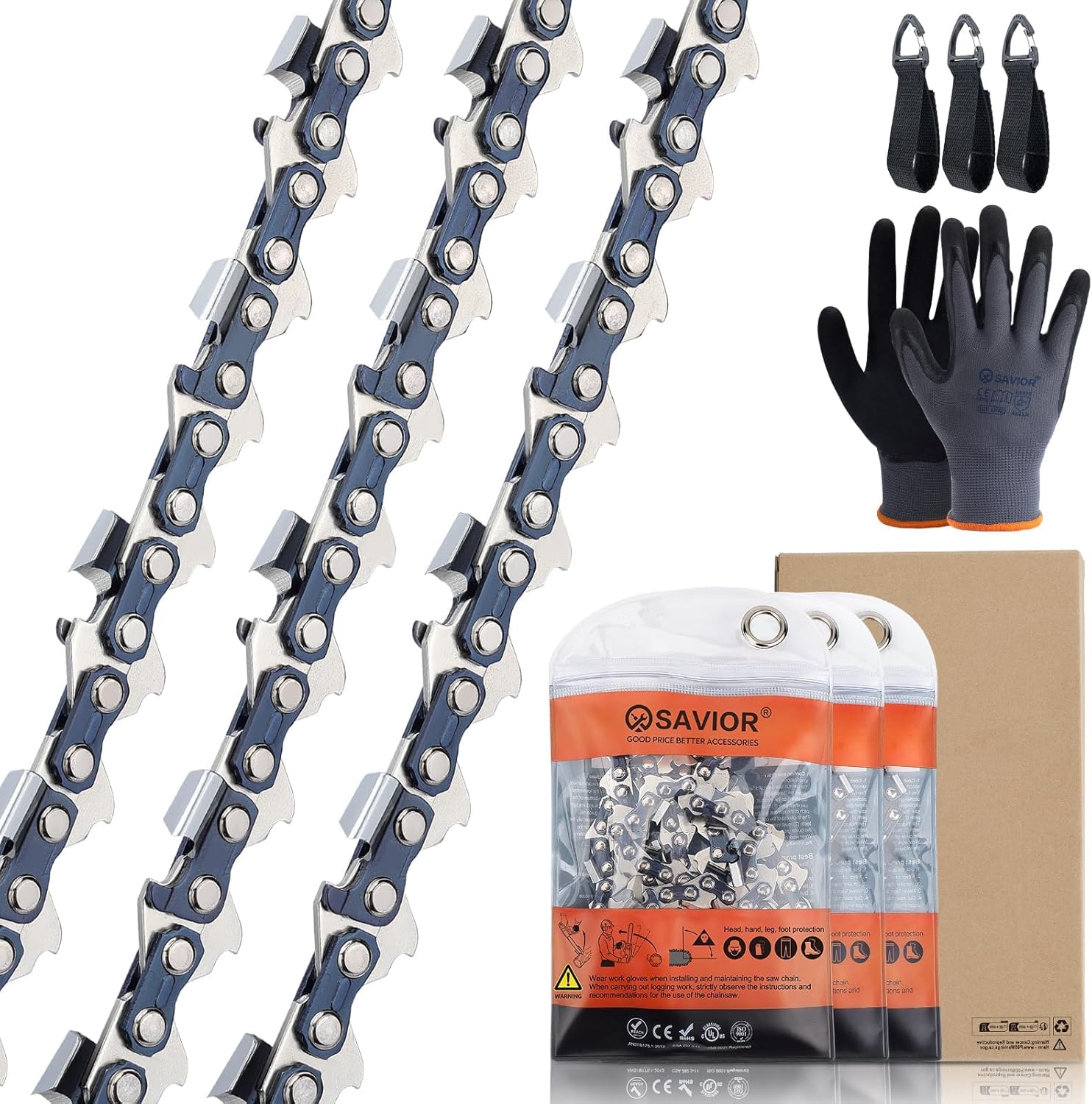 Savior 18 Inch Chainsaw Chain Replacement for MS 230 and More
