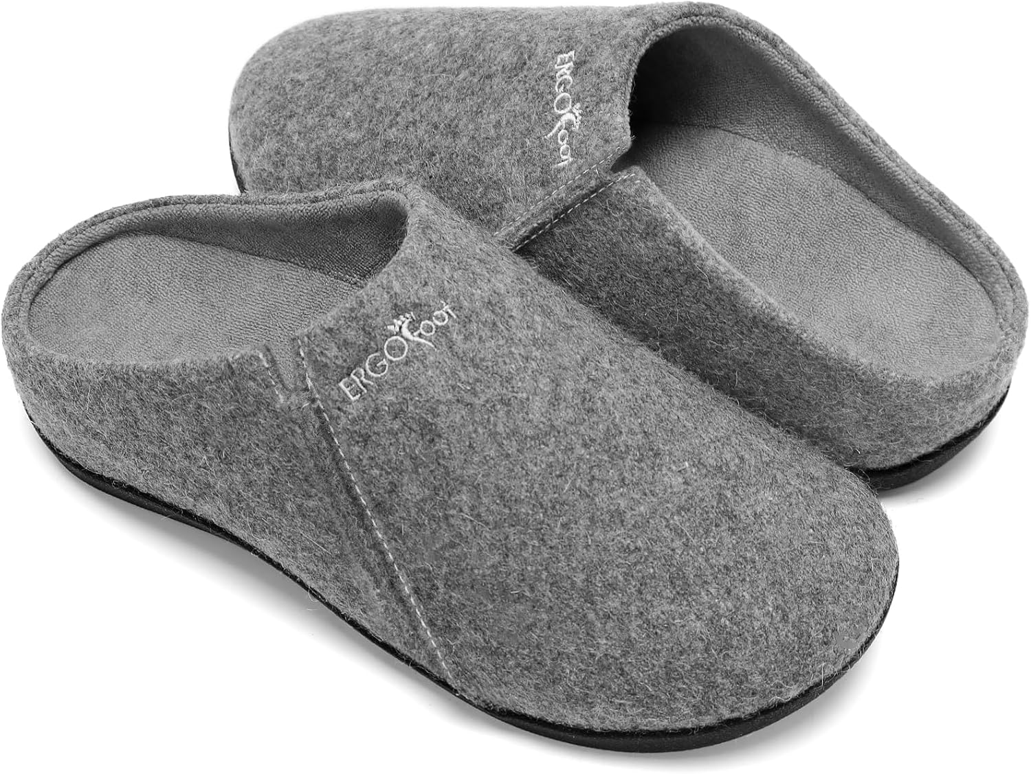 ERGOfoot House Slippers with Arch Support for Pain Relief