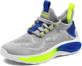 RUNSIDE Kids Lace Up Sneakers for Walking and Running - Lightweight