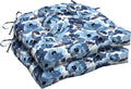 Arden Indoor/Outdoor Rocking Chair Cushion Set, 20 x 18, Blue
