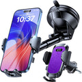 Car Phone Holder [2025 True Military-Grade] - Strongest Suction & Clip