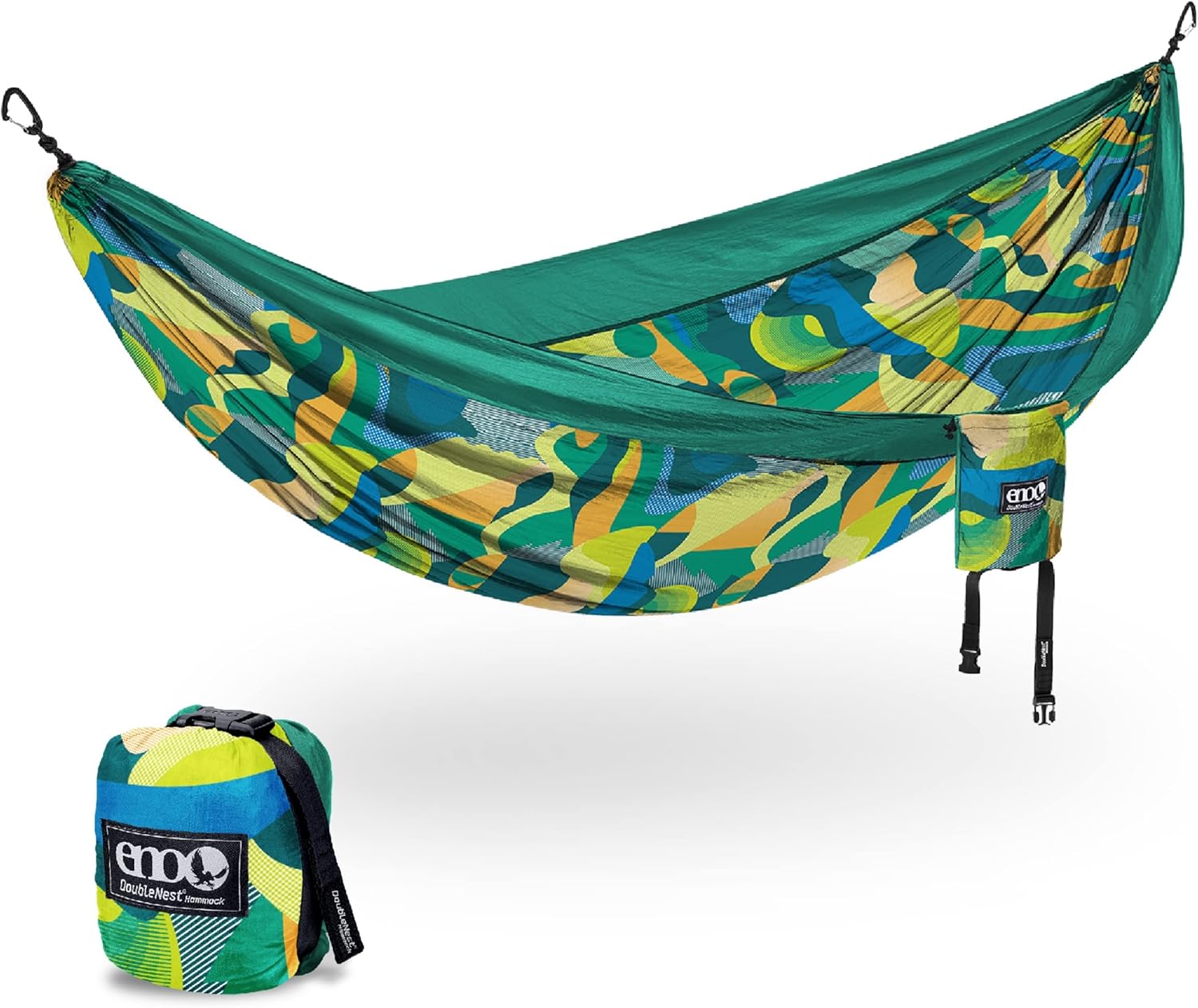 ENO DoubleNest Hammock - Lightweight, Portable for Camping
