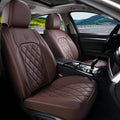 Coverado Front Seat Covers for Cars - Luxury Faux Leather