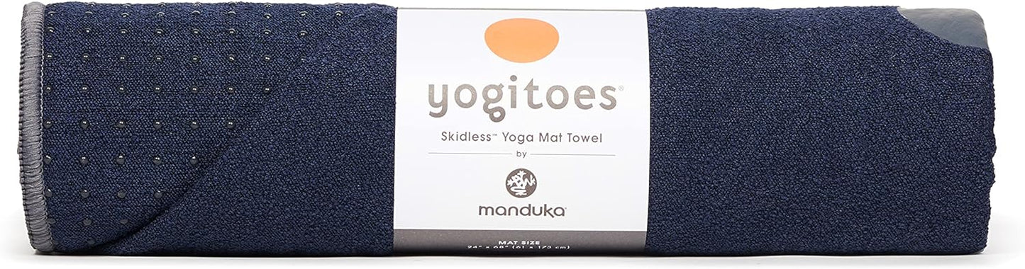Manduka Yogitoes Yoga Mat Towel - Non-Slip Microfiber for Hot Yoga!