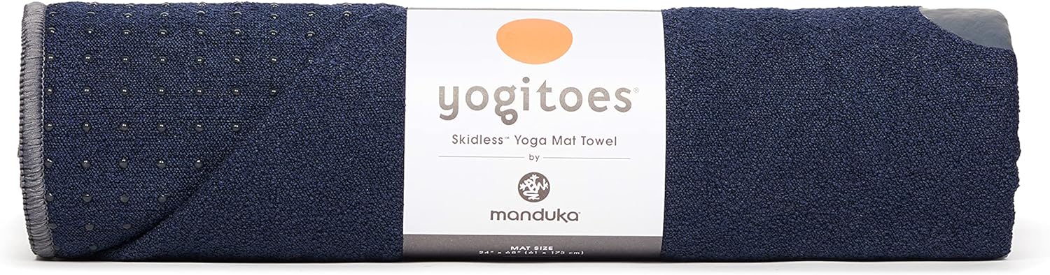 Manduka Yogitoes Yoga Mat Towel - Non-Slip Microfiber for Hot Yoga!