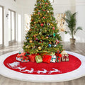 SHENG HONG 72 in Christmas Tree Skirt - Plush Double Layer Elegance