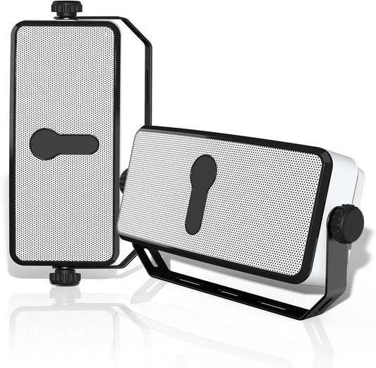 200w Outdoor Bluetooth Speaker 2 Pcs Sync 100 Speakers, IPX5 Waterproof