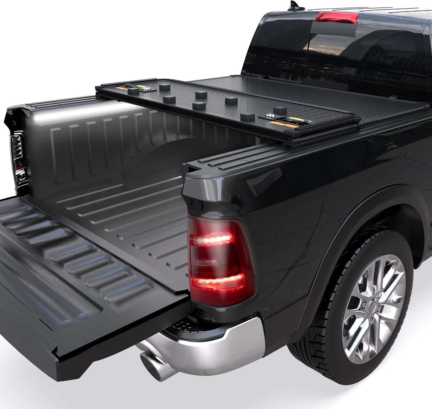 Tri Hard Truck Bed Tonneau Cover for Dodge Ram 1500 & 2500