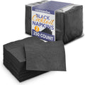 Stock Your Home: Black Cocktail Napkins Bulk - Perfect for Parties!
