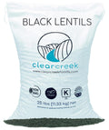 Black Lentils | Caviar/Beluga Lentils 25 lbs - Pantry Staple