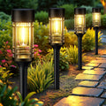 Solar Pathway Lights 12 Pack - Bright 3000K Warm Outdoor Lighting